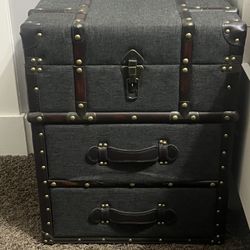 3 Piece Vintage Linen Storage Chest of Drawers