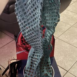 Long boots turquoise