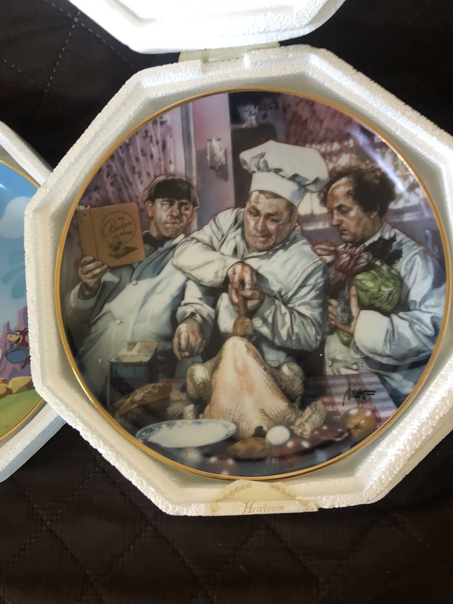 3 Stooges Collection Plates