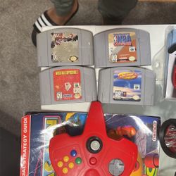 N64 Games And Controller