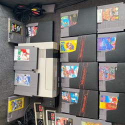 NES Nintendo With 15 Games
