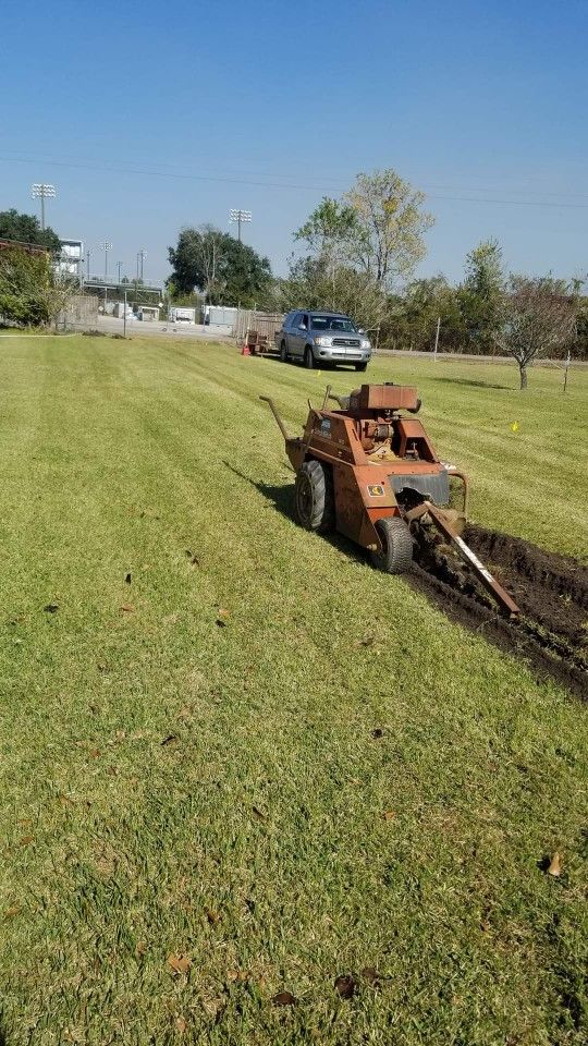 We Do Trenching For Utilities Lines