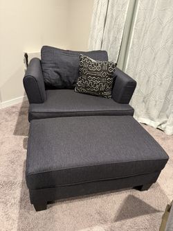 Accent Chair And Ottoman