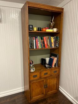 Two Vintage McM Campaign Bookcases