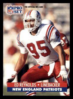 1991 Pro Set #231 Ed Reynolds Football Card New England Patriots