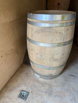 Freshly Emptied 59 Gallon Wine Barrels