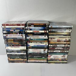 Dvds Lot Of 80 Mixed Genres Movies/Wholesale