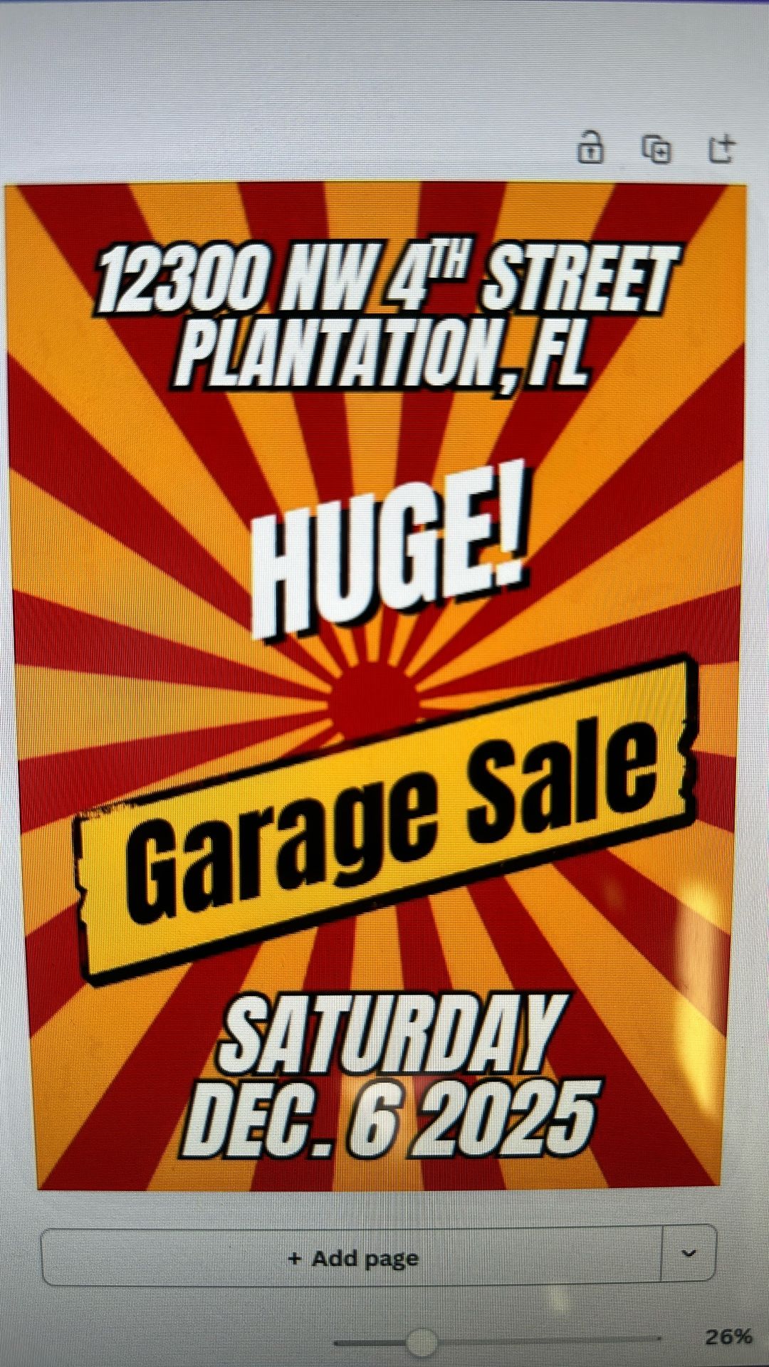 Garage Sale Huge! Everything Must Go!