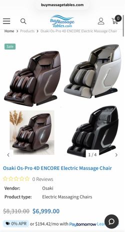 Osaki Os-Pro 4D ENCORE Electric Massage Chair