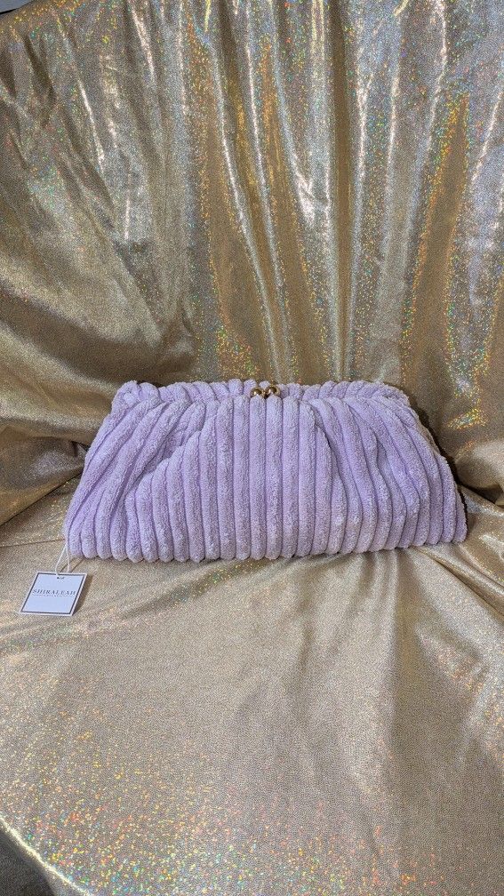 Shiraleah Emilia Lilac Clutch NWT