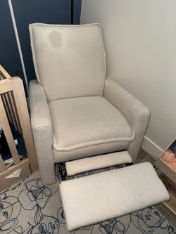 Baby nursery or living room recliner and rocking chair