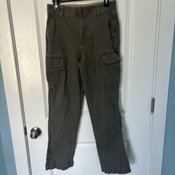 Men 30x32 Khaki and green cargo pants