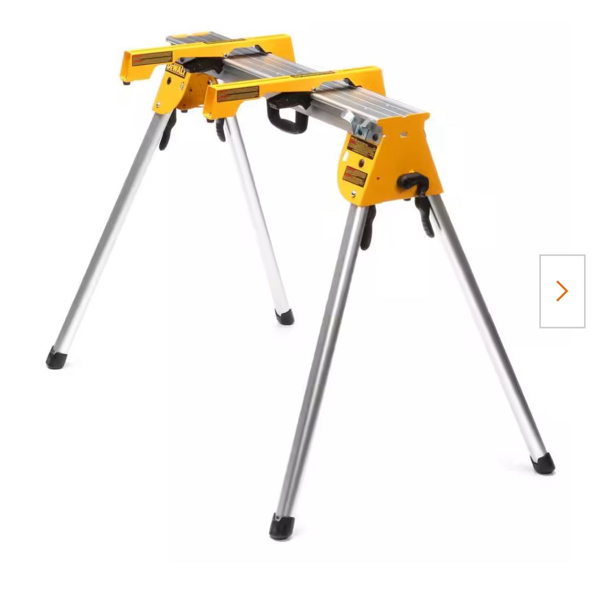 DEWALT 15.4 lbs. Heavy Duty Work Stand with Miter Saw Mounting Brackets
