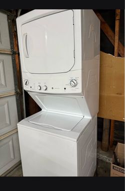 GE Stacked washer and dryer