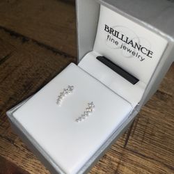 Real Diamond Earrings .26ct 