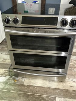 Samsung Stainless Steel Double Oven Electric Range