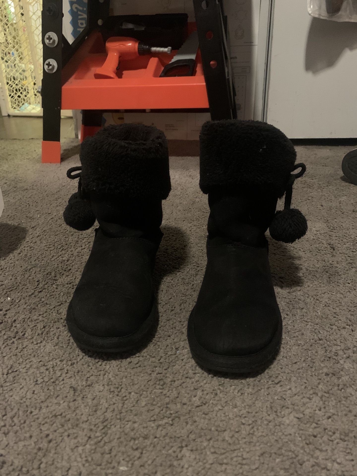 Black Girl Boots 13c