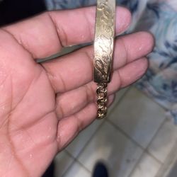 10 K Chino Link Bracelet 