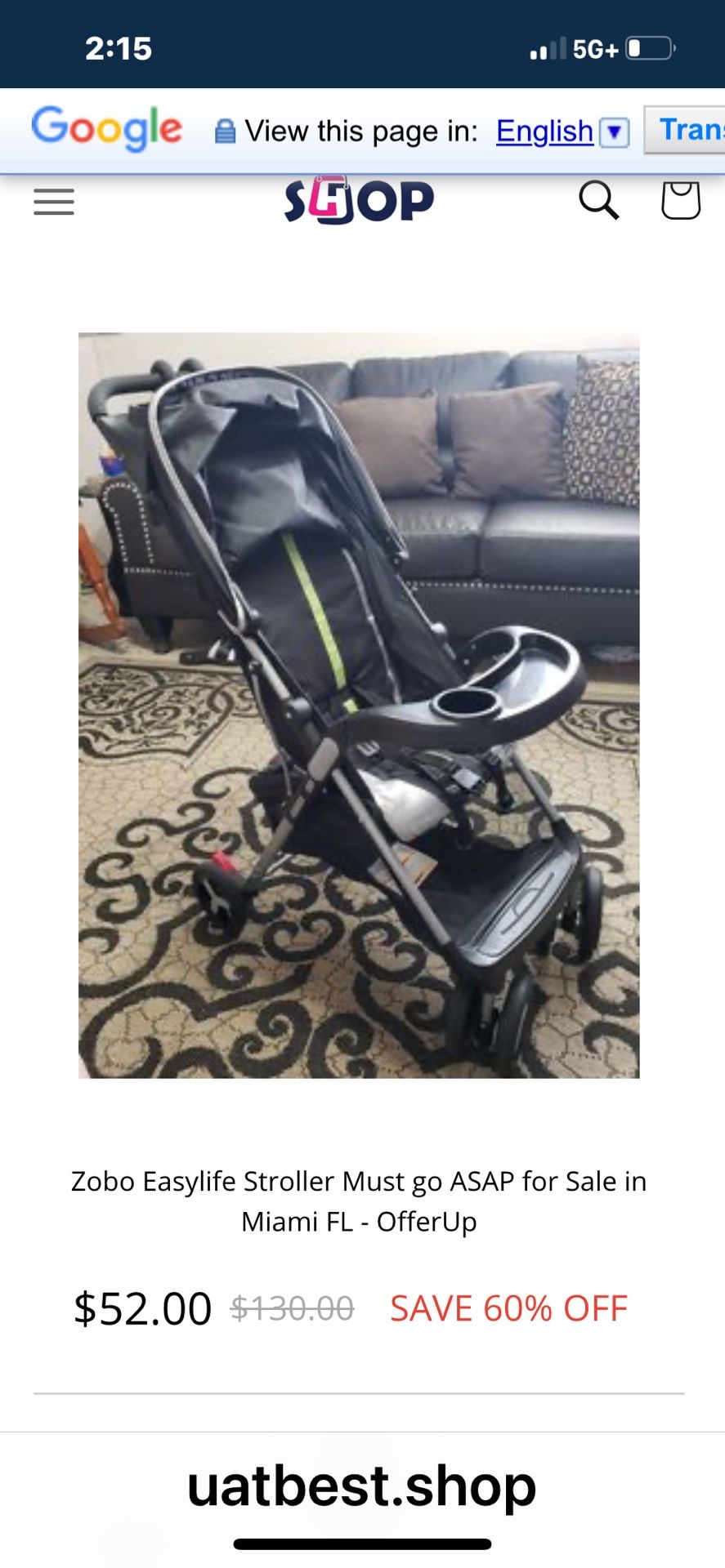 Zobo Stroller