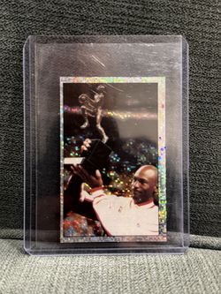 ‘92 - ‘93 Michael Jordan PANINI Sticker Encased