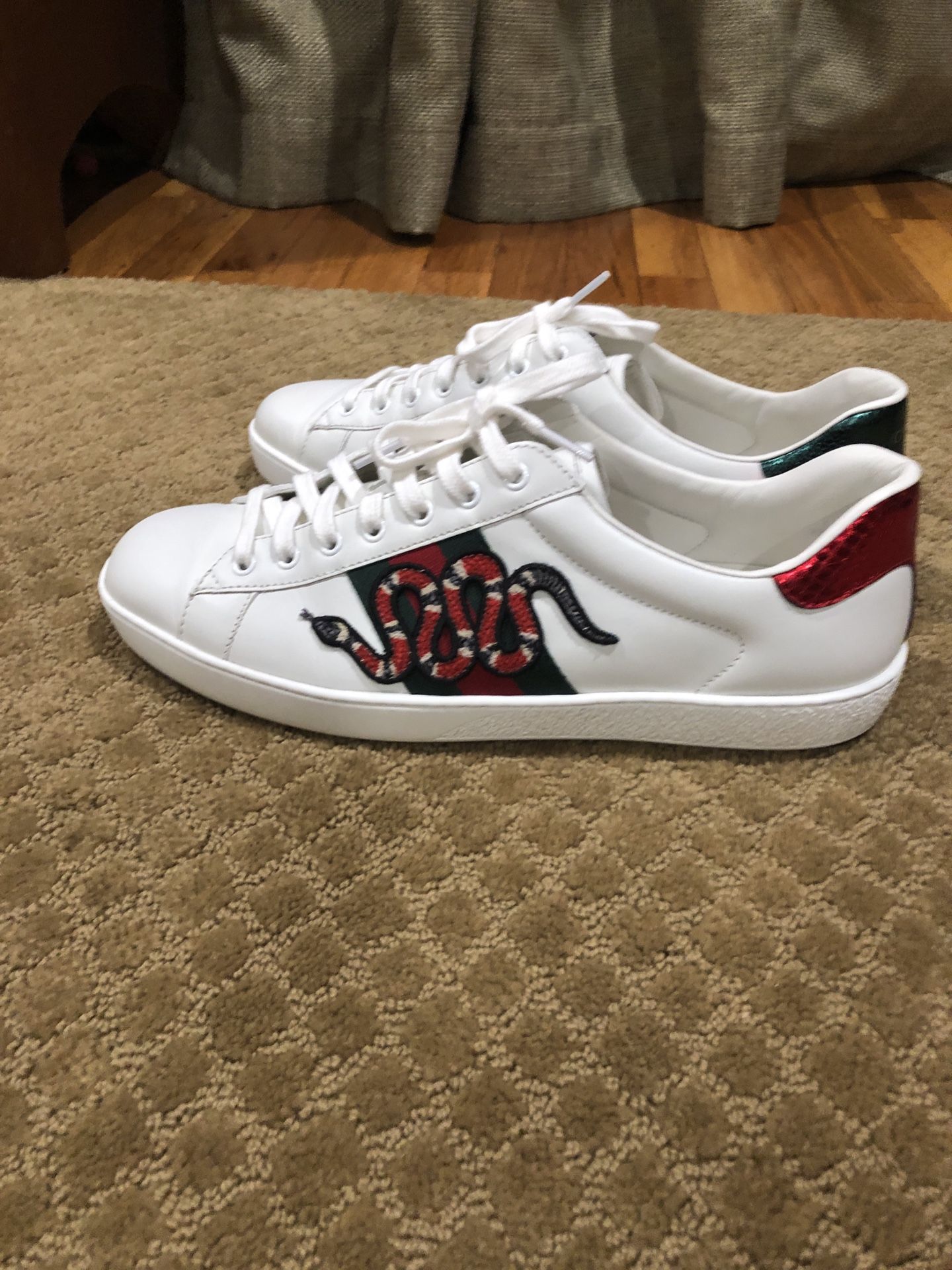 Gucci Ace Embroidered Snake