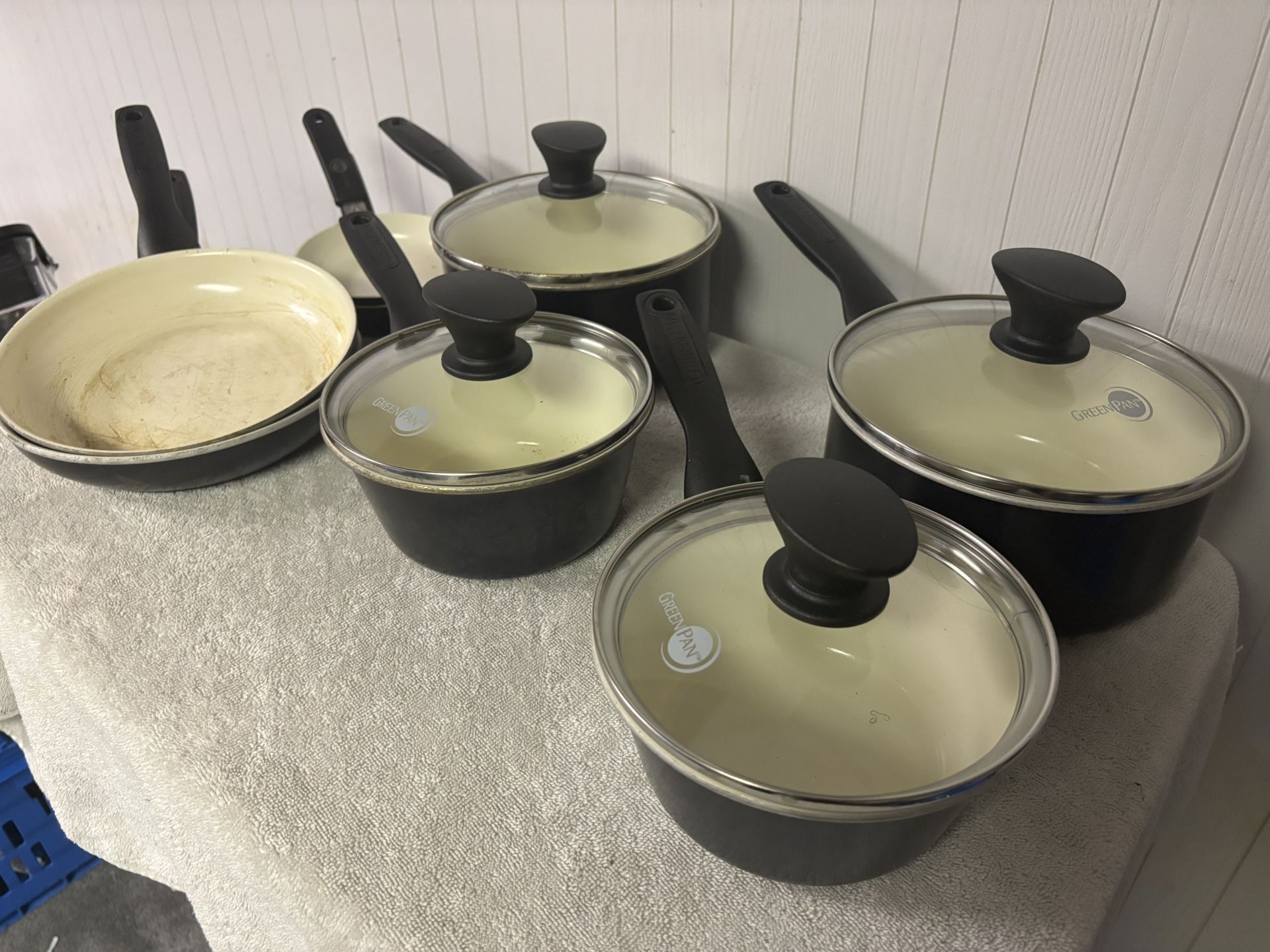 (8 Piece) Greenpan Pots and Pans Set