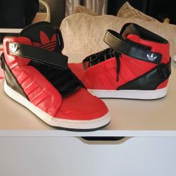 Brand New Red High Top Adidas