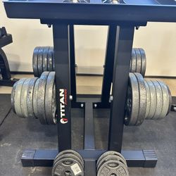 1 Inch Weight plates And Titan Holder