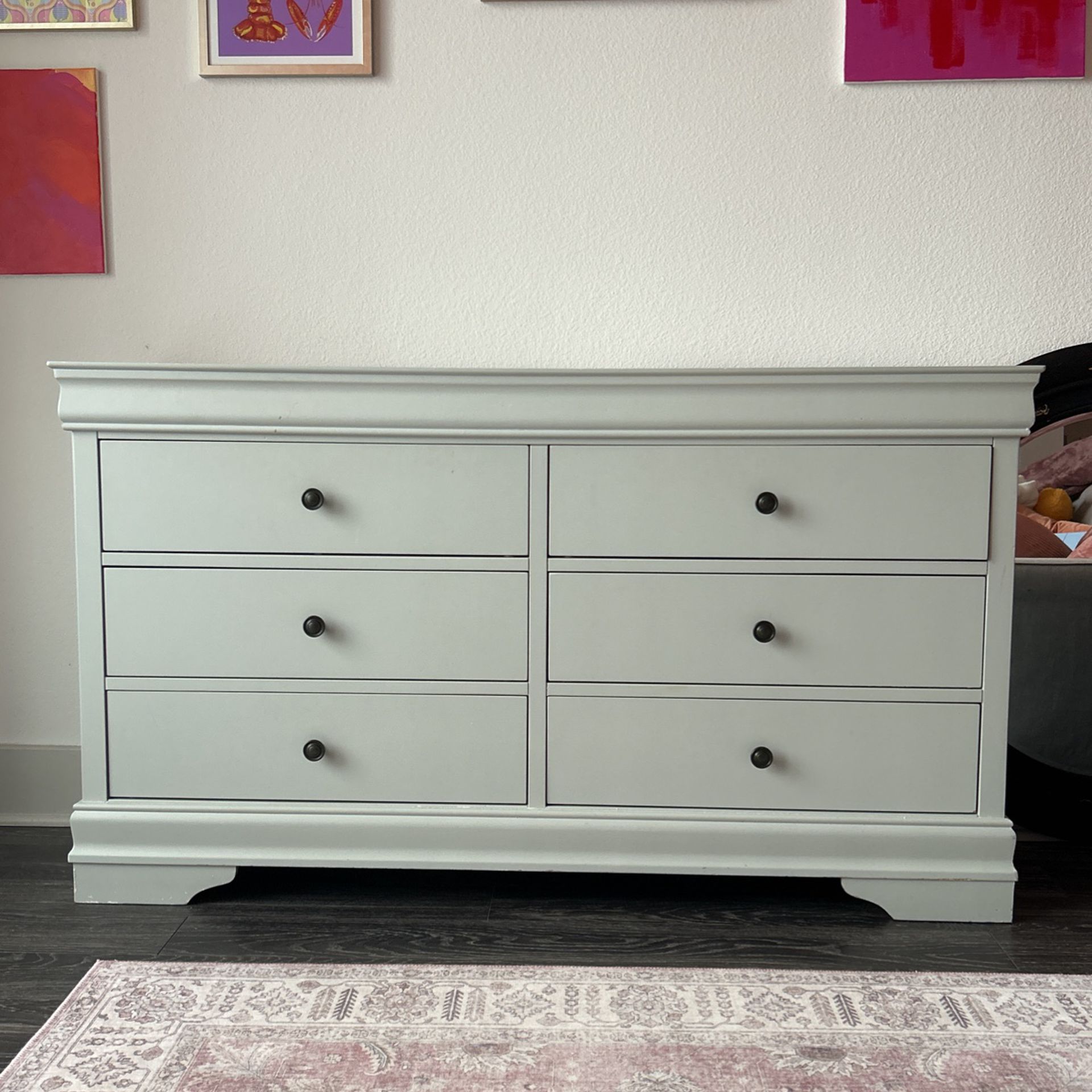 Greyish Blue Dresser Good Condition Pick-up Only