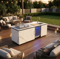 Brand new bbq island