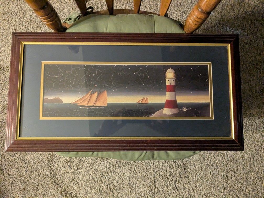 Framed Nautical Art Print
