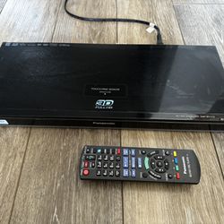 Panasonic DMP-BDT210 3D Blu-Ray Player With Remote Cable Tested Works Perfectly