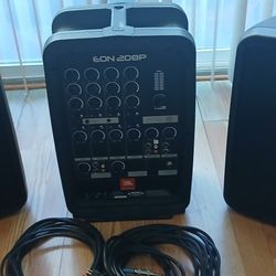 JBL EON208P Portable All-In-One 2-Way PA System