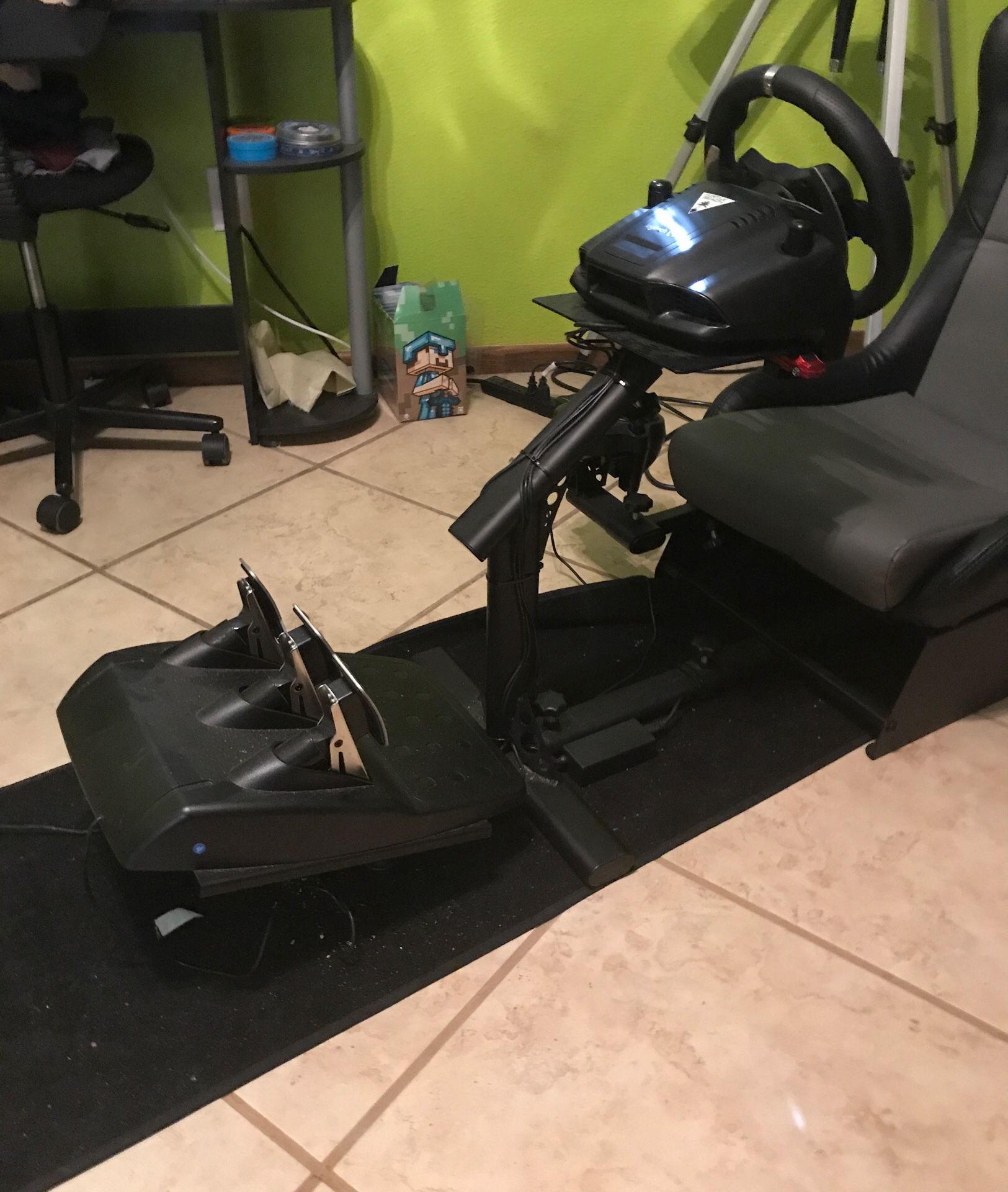 Logitech G920 with pedals and shifter (Chair and stand NOT included)