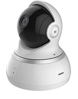 YI Dome Camera, 1080p HD Indoor Pan/Tilt/Zoom Wireless IP Security Surveillance System with Night Vision, Motion Tracking - Cloud Service Available