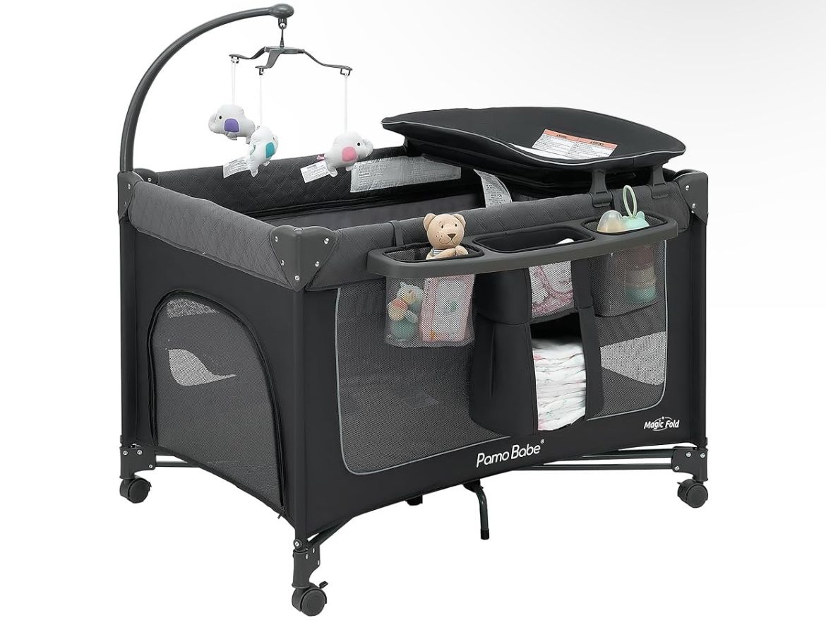 Pamo Babe Playpen And Changing Table