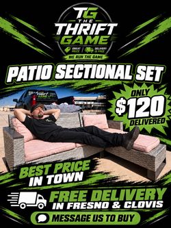 BEAUTIFUL PATIO SET $120 FREE DELIVERY
