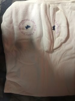 Wholesale , 2pc receiving blanket set for baby.2 colors 300 pcs