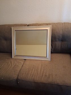 Beautiful Silver Satin Finish Mirror