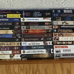 Sealed VHS Tapes $10 Each