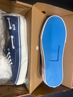 Vans Low-Top Canvas Sneakers Navy Blue