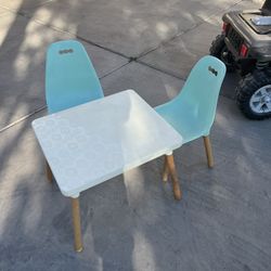 Kids Table And 2 Chairs