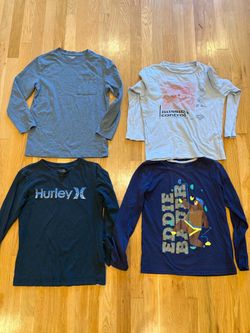 Boys Long Sleeve Shirts Lot  size 10-12