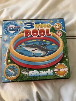 Splash Buddies 3 Ring Pool-Shark