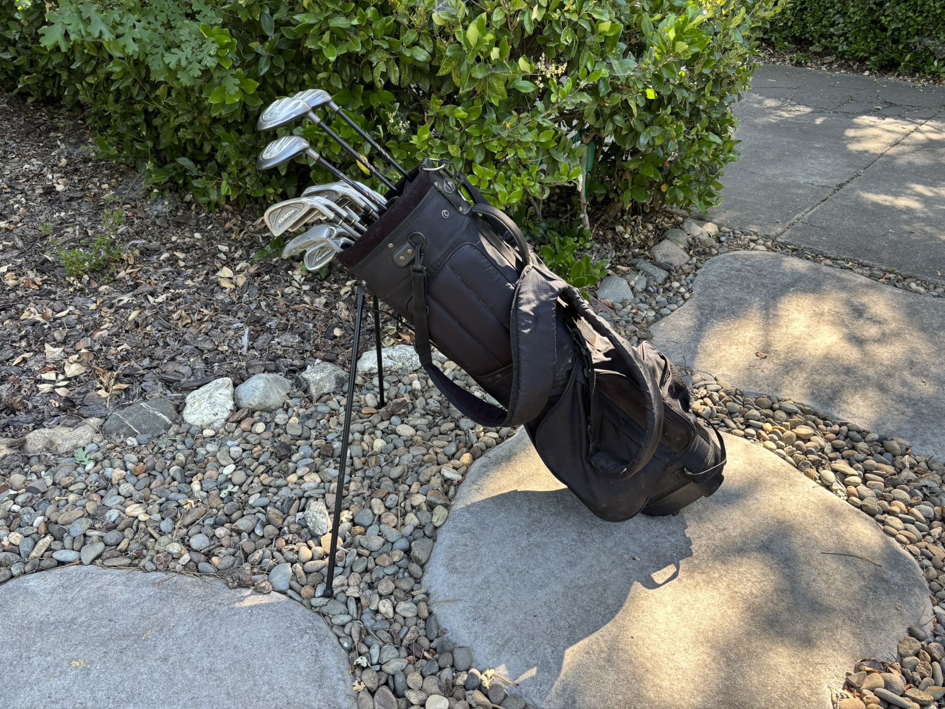 Tommy Armour 845s Silver Scott Golf Set (2i-pw+gw+sw+putter+Orlimar Driver/3w/5w+stand-up bag)