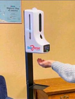 SkinZfense Touchless Hand Sanitizer Dispenser Stand