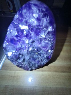 Amethyst Crystal Four And A Half Inches Tall  45  Dollars