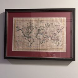Map Replica Decor