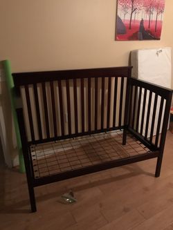Crib, toddler bed, changing table