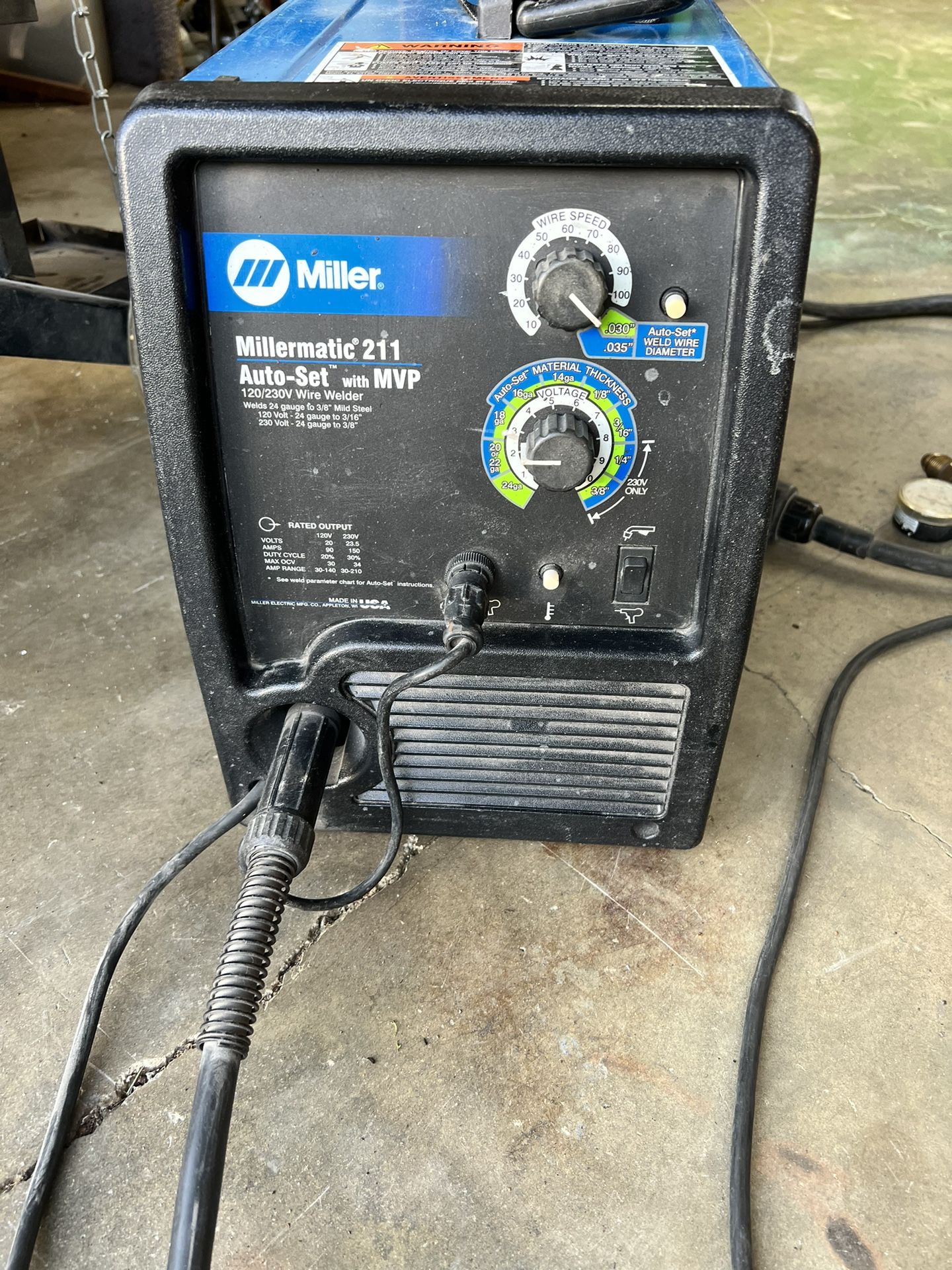 Miller 211 autoset Mig Welder for Sale in Riverside, CA OfferUp